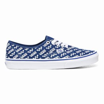 Vans Logo Repeat Authentic - Miesten Tennarit - Sininen/Valkoinen